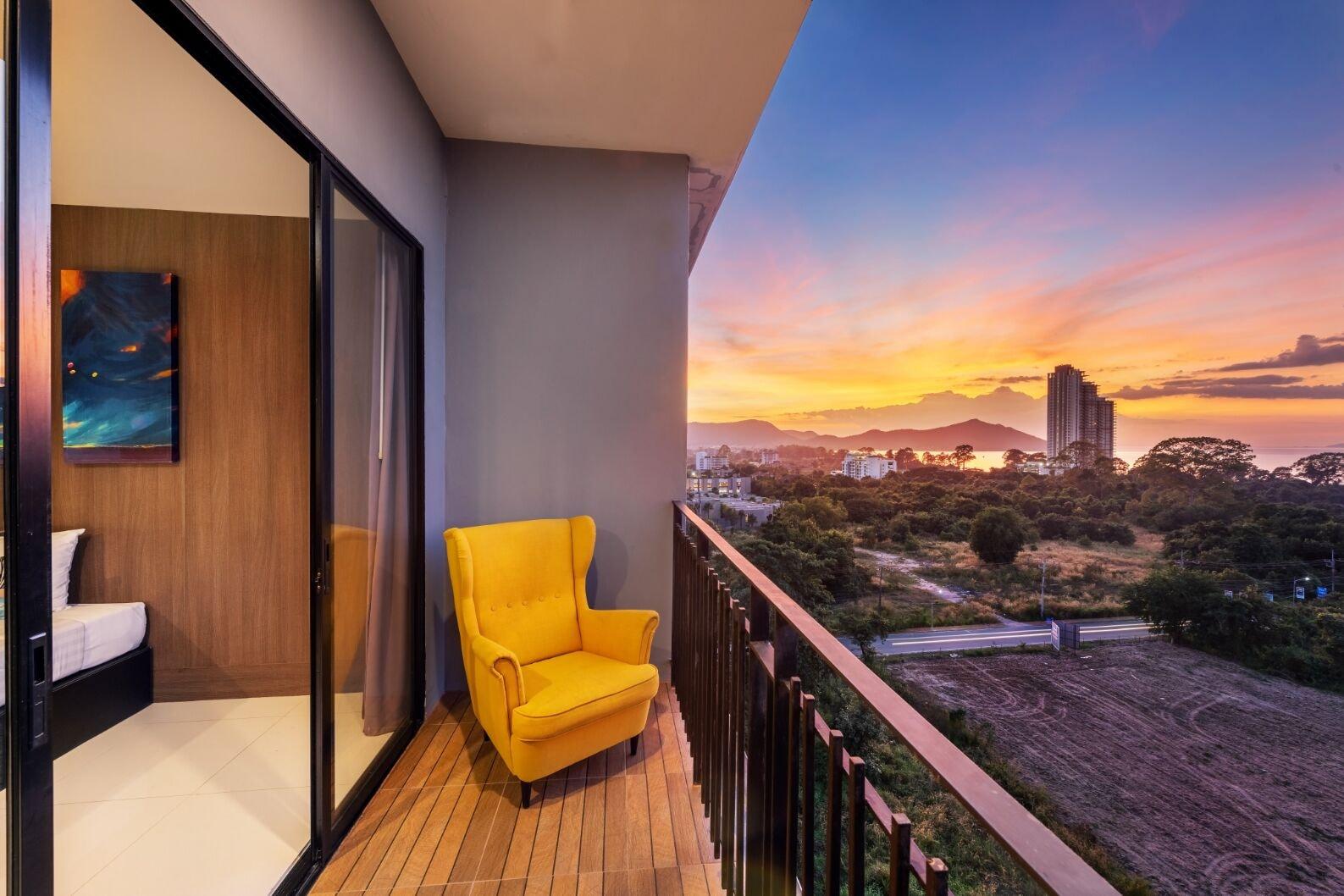 The Wind Hotel Bang Sare Exterior foto